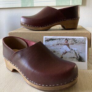 RARE Kit + Clog (formerly Kitty Clogs) brand new Low Jorg Garnet size 39